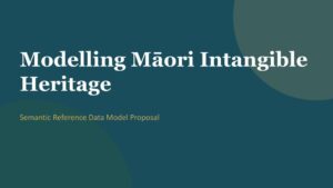 Intangible Heritage Data Modelling for the New Zealand Department of Conservation Te Papa Atawhai