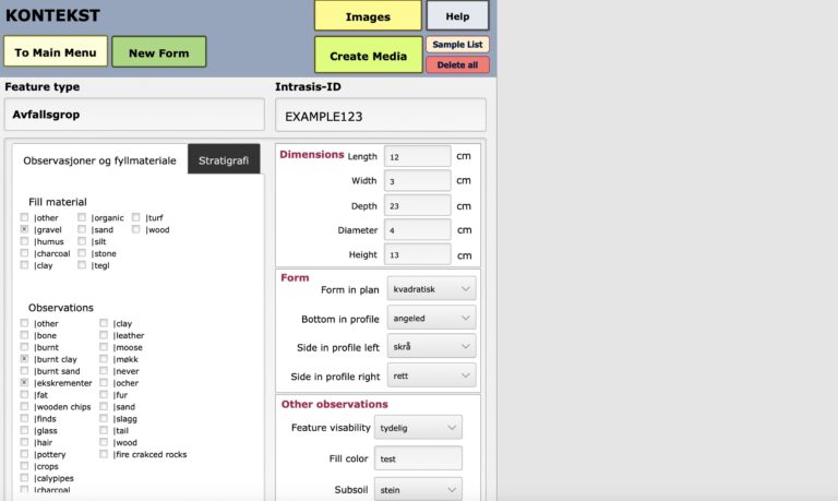 Archaeological Database Design and Implementation